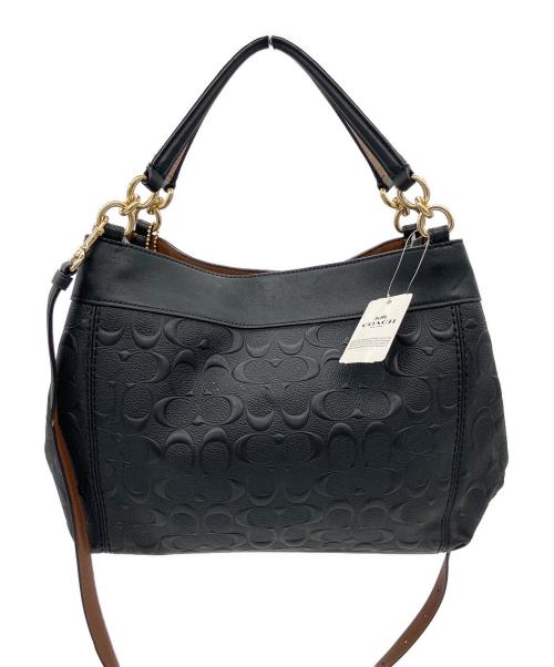 COACH（コーチ）COACH (コーチ) 2WAYバッグ ブラックの古着・服飾アイテム
