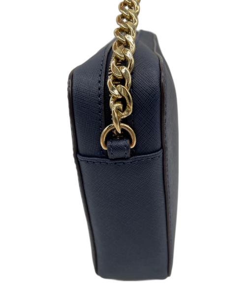MICHAEL KORS（マイケルコース）MICHAEL KORS (マイケルコース) チェーンショルダーバッグ ネイビーの古着・服飾アイテム