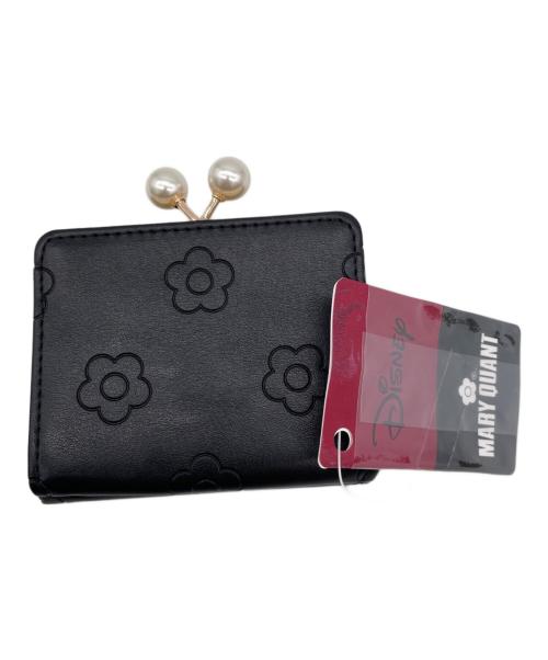 DISNEY（ディズニー）Disney (ディズニー) MARY QUANT (マリークヮント) がま口財布 ブラックの古着・服飾アイテム