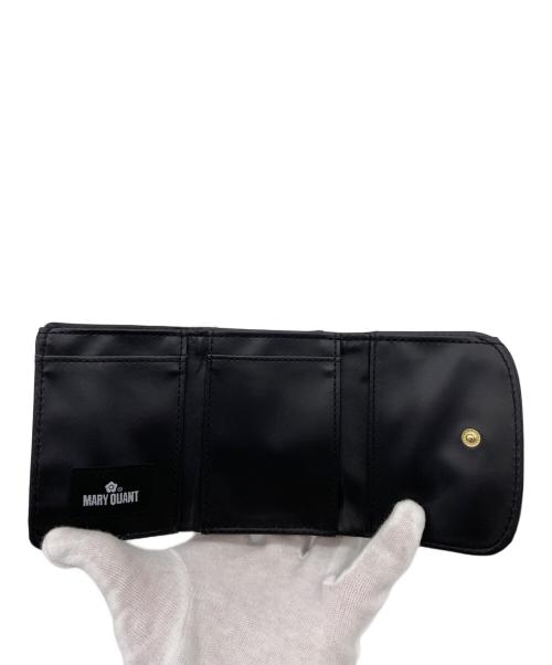 DISNEY（ディズニー）Disney (ディズニー) MARY QUANT (マリークヮント) がま口財布 ブラックの古着・服飾アイテム
