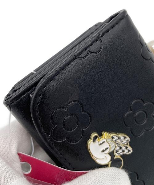 DISNEY（ディズニー）Disney (ディズニー) MARY QUANT (マリークヮント) がま口財布 ブラックの古着・服飾アイテム