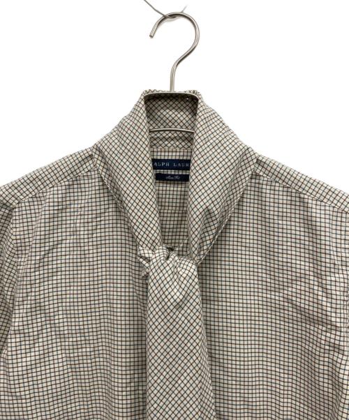 RALPH LAUREN（ラルフローレン）RALPH LAUREN (ラルフローレン) 長袖シャツ ベージュ サイズ:12の古着・服飾アイテム