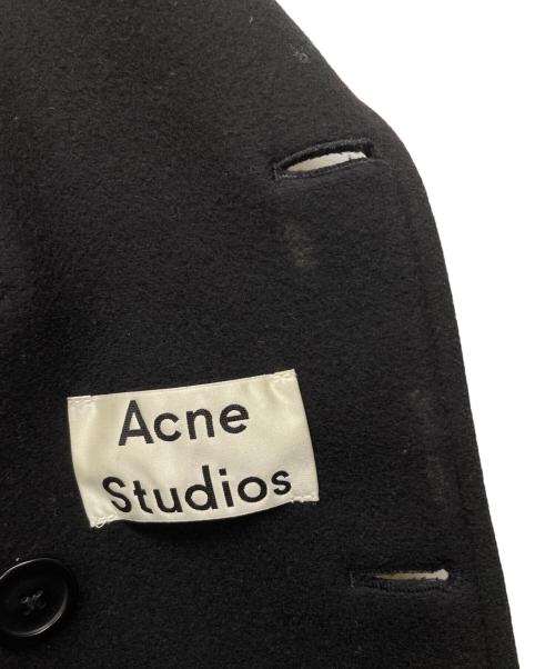 Acne studios（アクネ ストゥディオズ）ACNE STUDIOS (アクネ ストゥディオズ) Pコート ブラック サイズ:44の古着・服飾アイテム