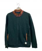 PAUL SMITHポールスミス）の古着「ジップスウェット」｜グリーン