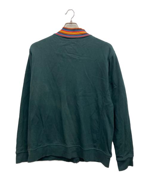 PAUL SMITH（ポールスミス）Paul Smith (ポールスミス) ジップスウェット グリーン サイズ:Lの古着・服飾アイテム