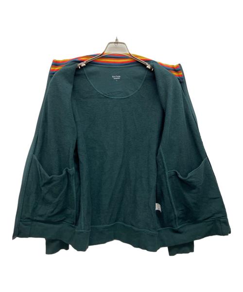 PAUL SMITH（ポールスミス）Paul Smith (ポールスミス) ジップスウェット グリーン サイズ:Lの古着・服飾アイテム