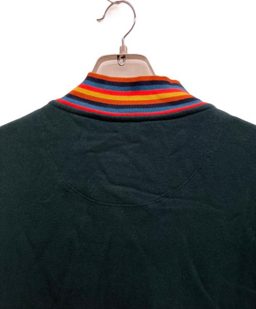 PAUL SMITH（ポールスミス）Paul Smith (ポールスミス) ジップスウェット グリーン サイズ:Lの古着・服飾アイテム