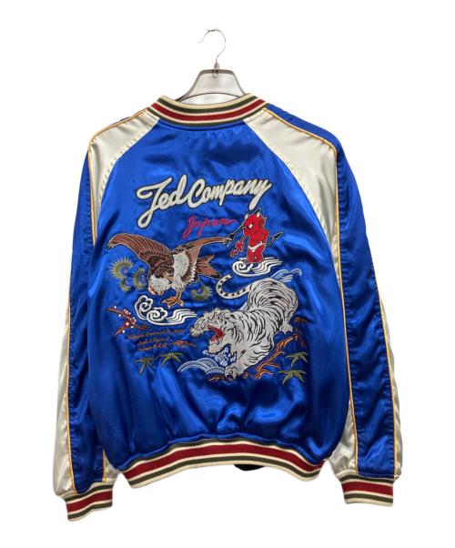 TED COMPANY（テッドカンパニー）TED COMPANY (テッドカンパニー) スカジャン ブルー×ブラック サイズ:42の古着・服飾アイテム