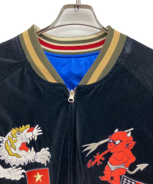 TED COMPANY（テッドカンパニー）TED COMPANY (テッドカンパニー) スカジャン ブルー×ブラック サイズ:42の古着・服飾アイテム