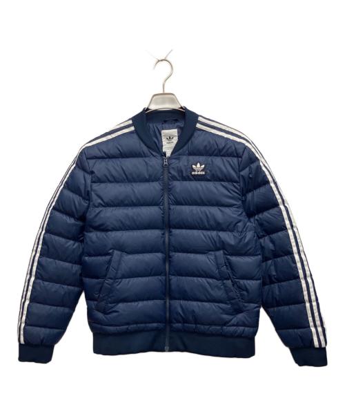 adidas（アディダス）adidas (アディダス) ダウンジャケット ネイビー サイズ:Lの古着・服飾アイテム