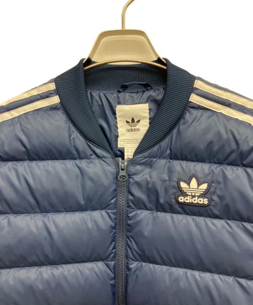 adidas（アディダス）adidas (アディダス) ダウンジャケット ネイビー サイズ:Lの古着・服飾アイテム