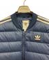 中古・古着 adidas (アディダス) ダウンジャケット ネイビー サイズ:L：6000円