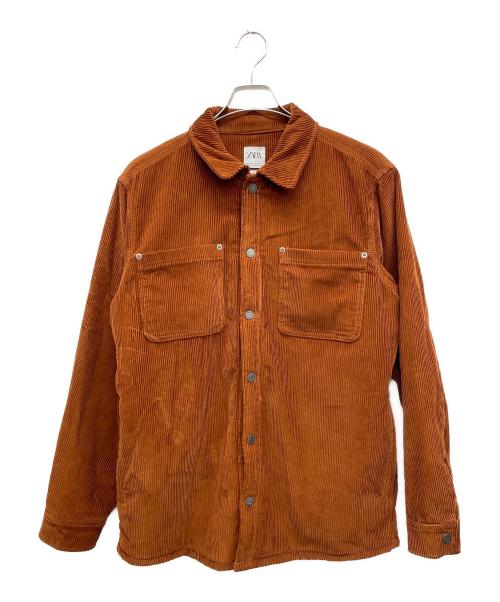 ZARA（ザラ）ZARA (ザラ) コーデュロイジャケット ブラウン サイズ:Mの古着・服飾アイテム