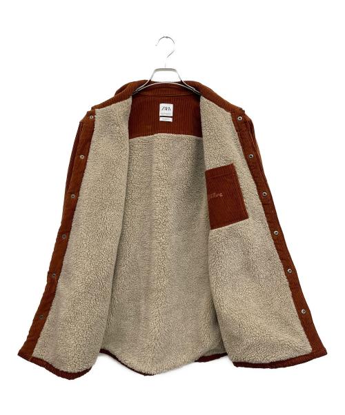ZARA（ザラ）ZARA (ザラ) コーデュロイジャケット ブラウン サイズ:Mの古着・服飾アイテム