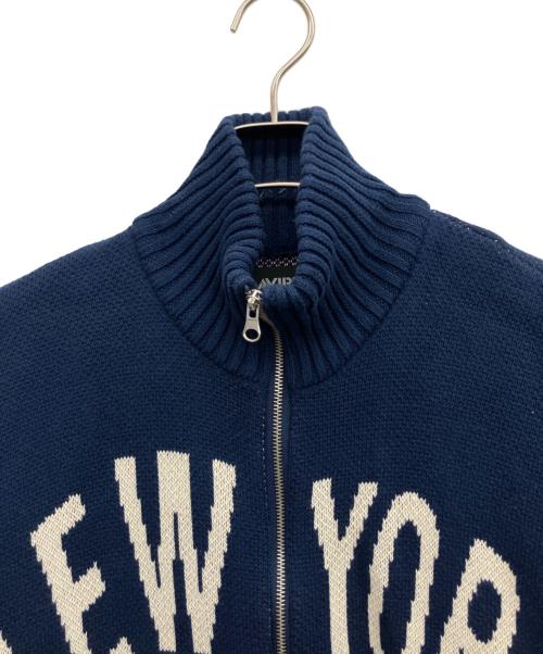 AVIREX（アヴィレックス）AVIREX (アヴィレックス) 厚手ニット ネイビー サイズ:Lの古着・服飾アイテム
