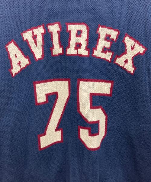 AVIREX（アヴィレックス）AVIREX (アヴィレックス) 厚手ニット ネイビー サイズ:Lの古着・服飾アイテム