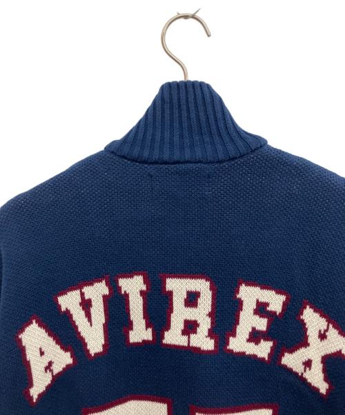 AVIREX（アヴィレックス）AVIREX (アヴィレックス) 厚手ニット ネイビー サイズ:Lの古着・服飾アイテム