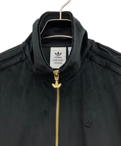 adidas（アディダス）adidas (アディダス) ベロアトラックジャケット ブラック サイズ:Mの古着・服飾アイテム
