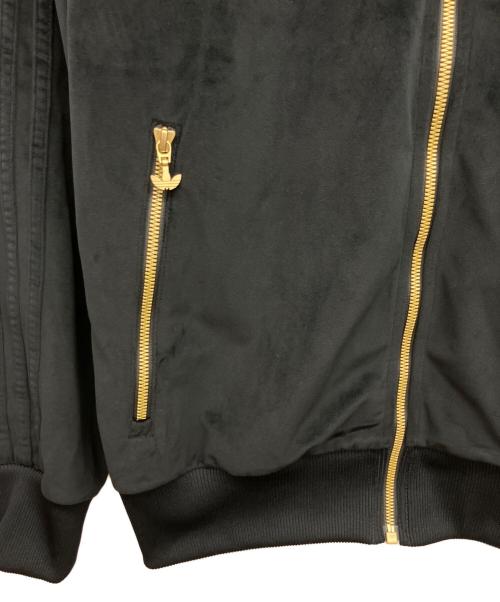 adidas（アディダス）adidas (アディダス) ベロアトラックジャケット ブラック サイズ:Mの古着・服飾アイテム