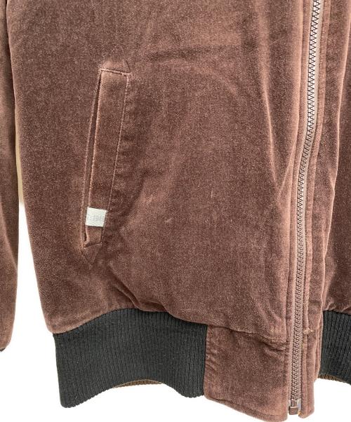 PUMA（プーマ）PUMA (プーマ) リバーシブル中綿ジャケット イエロー×ブラウン サイズ:Mの古着・服飾アイテム