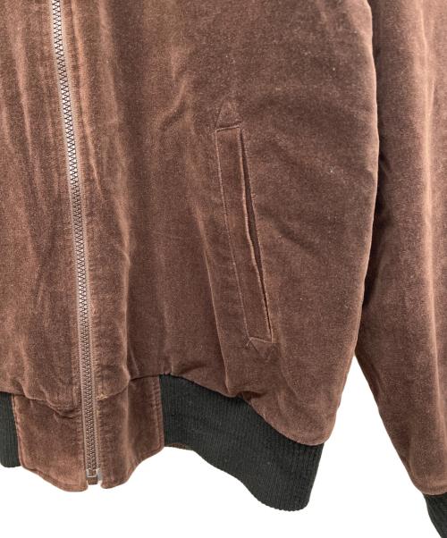 PUMA（プーマ）PUMA (プーマ) リバーシブル中綿ジャケット イエロー×ブラウン サイズ:Mの古着・服飾アイテム