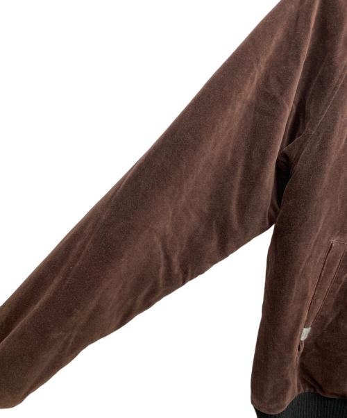 PUMA（プーマ）PUMA (プーマ) リバーシブル中綿ジャケット イエロー×ブラウン サイズ:Mの古着・服飾アイテム