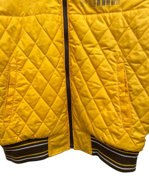 PUMA（プーマ）PUMA (プーマ) リバーシブル中綿ジャケット イエロー×ブラウン サイズ:Mの古着・服飾アイテム