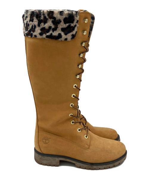 Timberland（ティンバーランド）Timberland (ティンバーランド) レースアップロングブーツ ブラウン サイズ:7の古着・服飾アイテム