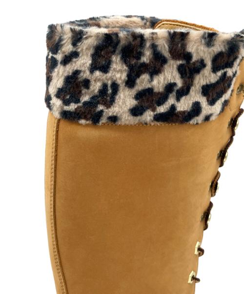 Timberland（ティンバーランド）Timberland (ティンバーランド) レースアップロングブーツ ブラウン サイズ:7の古着・服飾アイテム