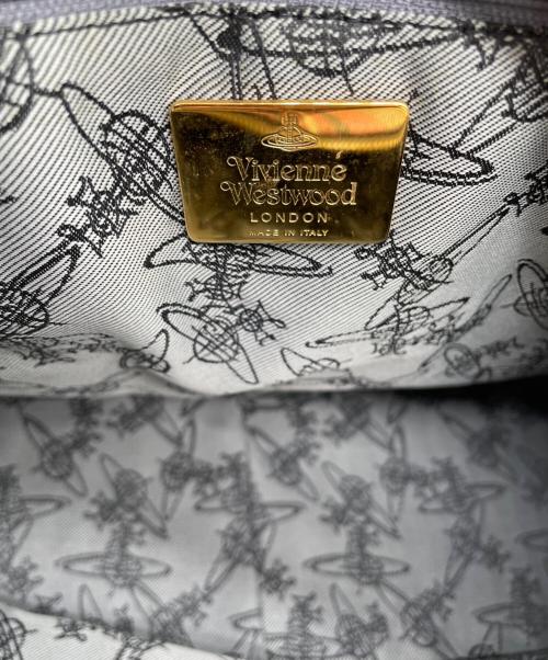 Vivienne Westwood（ヴィヴィアンウエストウッド）Vivienne Westwood (ヴィヴィアンウエストウッド) ハンドバッグ ホワイト×ピンクの古着・服飾アイテム