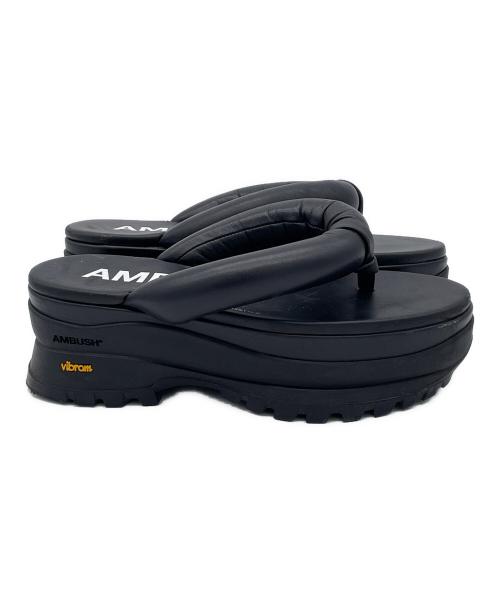 AMBUSH（アンブッシュ）AMBUSH (アンブッシュ) GETA SANDALS ブラック サイズ:40の古着・服飾アイテム