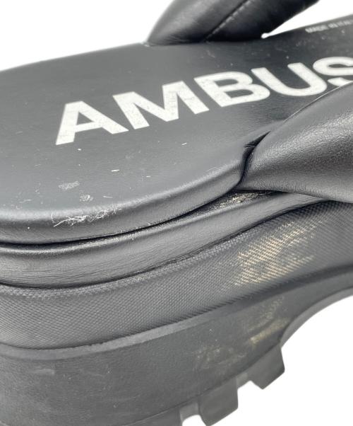 AMBUSH（アンブッシュ）AMBUSH (アンブッシュ) GETA SANDALS ブラック サイズ:40の古着・服飾アイテム