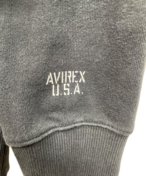 AVIREX USA（アヴィレックス ユーエスエー）AVIREX USA (アヴィレックス ユーエスエー) スウェット ブラック サイズ:Lの古着・服飾アイテム