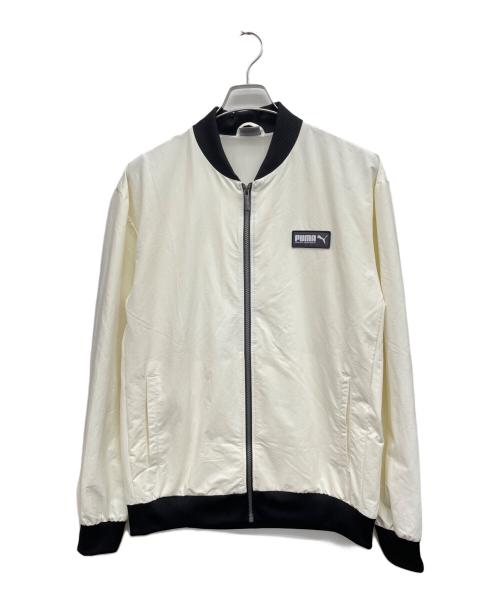 PUMA（プーマ）PUMA (プーマ) ナイロンジャケット ホワイト サイズ:XLの古着・服飾アイテム