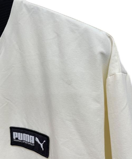PUMA（プーマ）PUMA (プーマ) ナイロンジャケット ホワイト サイズ:XLの古着・服飾アイテム