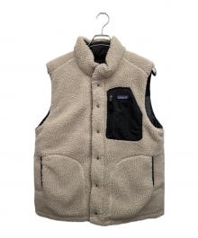 Patagonia（パタゴニア）の古着「リバーシブル・ビビー・ダウン・ベスト」｜グレー×ベージュ