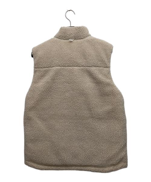 Patagonia（パタゴニア）Patagonia (パタゴニア) リバーシブル・ビビー・ダウン・ベスト グレー×ベージュ サイズ:サイズ表記無しの古着・服飾アイテム