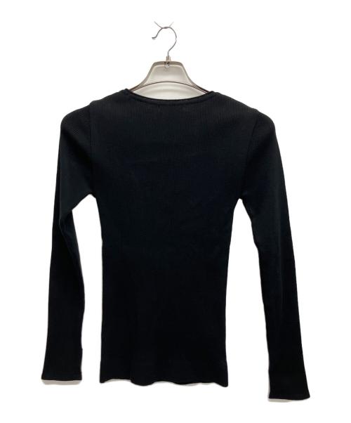YONFA（ヨンファ）YONFA (ヨンファ) 薄手ニット ブラック サイズ:FREEの古着・服飾アイテム