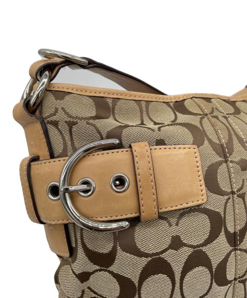 COACH（コーチ）COACH (コーチ) ショルダーバッグ ベージュの古着・服飾アイテム