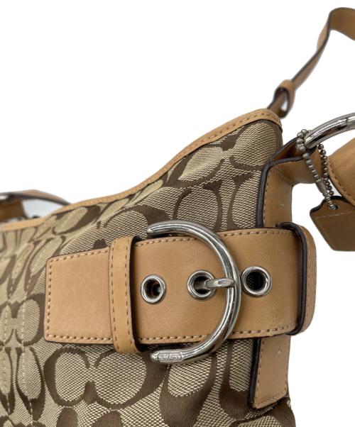 COACH（コーチ）COACH (コーチ) ショルダーバッグ ベージュの古着・服飾アイテム