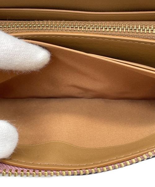 COACH（コーチ）COACH (コーチ) ラウンドファスナー財布 ホワイトの古着・服飾アイテム
