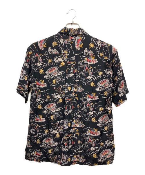 EDIFICE（エディフィス）EDIFICE (エディフィス) アロハシャツ ブラック サイズ:Sの古着・服飾アイテム