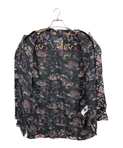 EDIFICE（エディフィス）EDIFICE (エディフィス) アロハシャツ ブラック サイズ:Sの古着・服飾アイテム