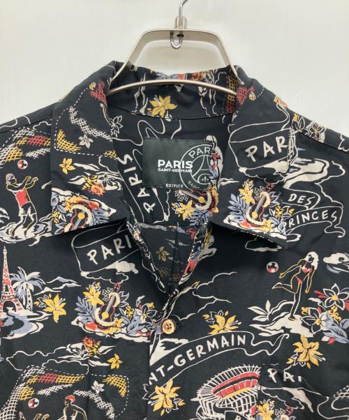 EDIFICE（エディフィス）EDIFICE (エディフィス) アロハシャツ ブラック サイズ:Sの古着・服飾アイテム