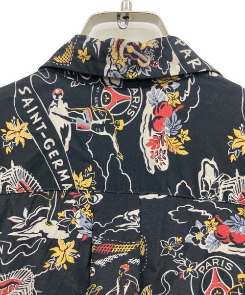EDIFICE（エディフィス）EDIFICE (エディフィス) アロハシャツ ブラック サイズ:Sの古着・服飾アイテム