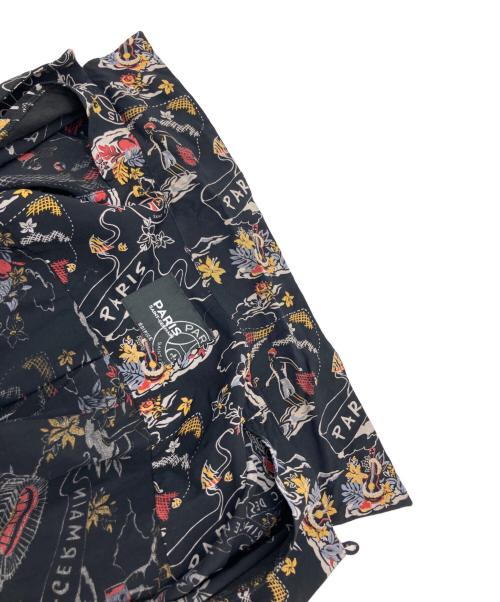EDIFICE（エディフィス）EDIFICE (エディフィス) アロハシャツ ブラック サイズ:Sの古着・服飾アイテム