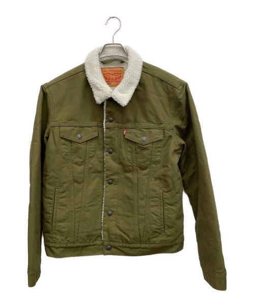 LEVI'S（リーバイス）LEVI'S (リーバイス) ボアジャケット カーキ サイズ:Mの古着・服飾アイテム