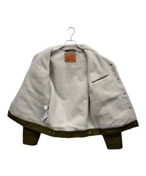 LEVI'S（リーバイス）LEVI'S (リーバイス) ボアジャケット カーキ サイズ:Mの古着・服飾アイテム