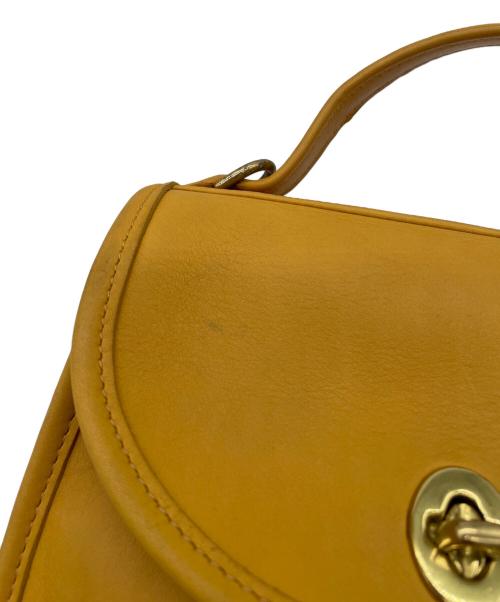 COACH（コーチ）COACH (コーチ) ハンドバッグ イエローの古着・服飾アイテム