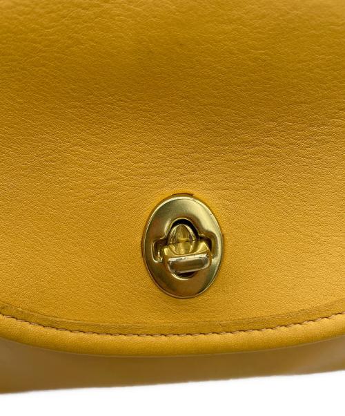 COACH（コーチ）COACH (コーチ) ハンドバッグ イエローの古着・服飾アイテム